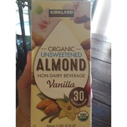 Kirkland Organic Unsweetened Almond Vanilla