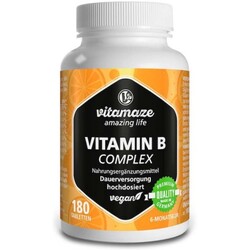 Vitamaze Vitamin B-Complex hochdosiert Vegan