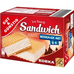 Gut & Günstig Ice Snack Sandwich Kiewer Art (ehem. Moskauer Art)