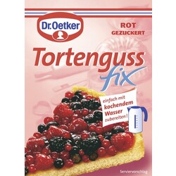 Dr. Oetker Tortenguss fix rot gezuckert 1 Stk