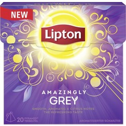 Lipton Schwarztee Amazingly Grey, 20 Btl
