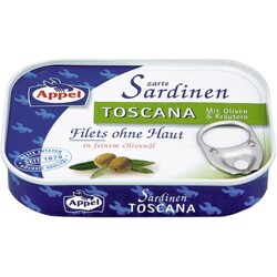 Appel Zarte Sardinen Toscana mit Oliven & Kräutern 105 g