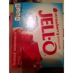 Jell-O Strawberry Artificial Flavor Low Calorie Gelatin Dessert