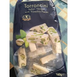 ITALIAMO - Torroncini - weißer Nougat mit Pistazie - 160 g