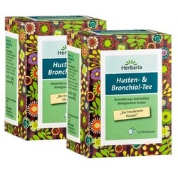 Herbaria Husten- & Bronchial Tee (2 x 15 Beutel) von Herbaria