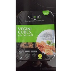 VeggieMeat Vegini Cubes Mit Olivenöl