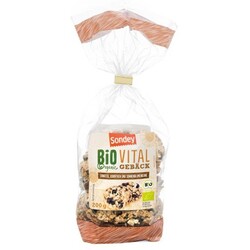 Sondey BiO Organic Vital Gebäck Erdnüsse, Rosinen und Sonnenblumenkerne