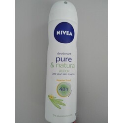 Nivea deodorant pure&natural ACTION Jasmine Scent