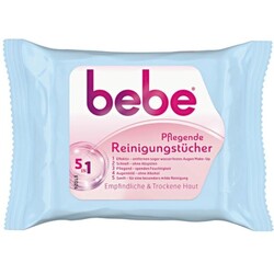 bebe® Young Care5in1 pflegende Reinigungstücher