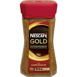 Nescafé Gold löslicher Bohnenkaffee entkoffeiniert 100 g