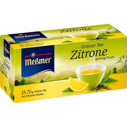 Meßmer Grüner Tee Zitrone  25 Beutel à 1,75 g