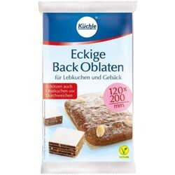 Küchle Eckige Back Oblaten, 10 Stück (53 g)