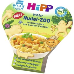 HiPP Nudel-Spaß Nudel-Zoo in Rahmsoße Gemüse, 250 g