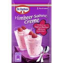 Dr.Oetker Himbeer-Sahne Creme 62 g