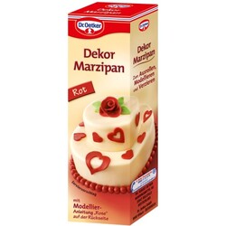Dr.Oetker Dekor Marzipan rot 100 g