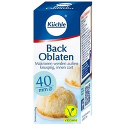Küchle Back Oblaten, 40 mm (100 Stück)