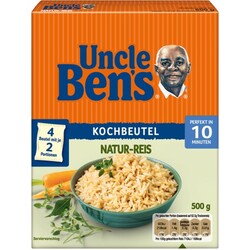 Uncle Ben´s Natur-Reis 10 Minuten im Kochbeutel 4x 125 g