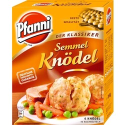 Pfanni Semmelknödel der Klassiker im Kochbeutel - 6 Knödel 200 g