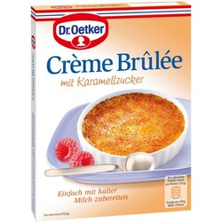 Dr.Oetker Crème Brûlée mit Karamellzucker 96 g
