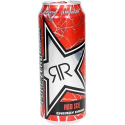 Rockstar - Energy Drink: Pure, Zero Red Ice, 0,5L