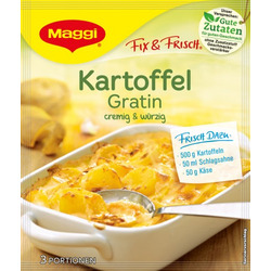 Maggi Fix & Frisch Kartoffel Gratin Inhaltsstoffe & Erfahrungen