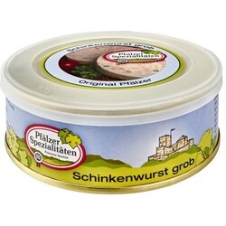 Pfälzer Spezialitäten Original Pfälzer Schinkenwurst grob 200 g