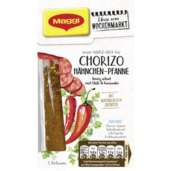 Maggi Wochenmarkt Würzmix Chorizo Hähnchen-Pfanne 38 g
