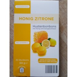 Misa Honig Zitrone Hustenbonbons 30 stg, 69 g