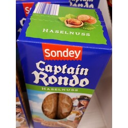 Sondey Captain Rondo Haselnuss & Inhaltsstoffe Erfahrungen