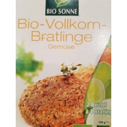 Bio Sonne Bio-Vollkorn-Bratlinge Gemüse