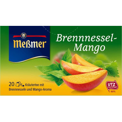 Meßmer – Brennnessel-Mango Tee, 20 Btl.(Utz) 35 g Inhaltsstoffe ...