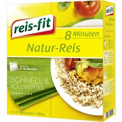 Reis-fit Natur-Reis parboiled Kochbeutel