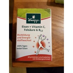 Kneipp Vitaminpräparat Eisen + Vitamin C, Folsäure & B12