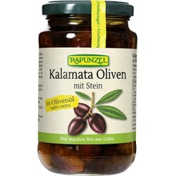 Rapunzel Oliven Kalamata mit Stein in Olivenöl