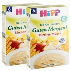 Hipp Bio Getreidebrei Guten Morgen, Bircher-Müsli (2 x 250 g) von Hipp