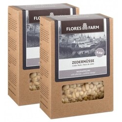 Flores Farm Bio Zedernüsse (2 x 80 g) von Flores Farm