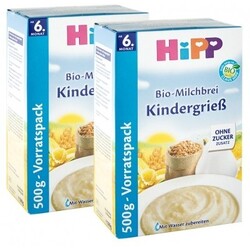 Hipp Bio Milchbrei, Kindergrieß (2 x 500 g) von Hipp