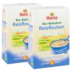 Holle Bio Babybrei Reisflocken (2 x 250 g) von Holle