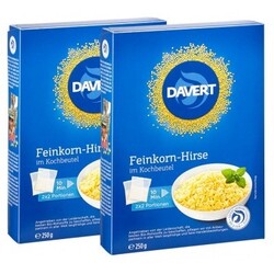 Davert Bio Feinkorn-Hirse im Kochbeutel (2 x 250 g) von Davert