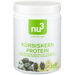 nu3 Bio Kürbiskernprotein, Veganes Proteinpulver (500 g) von nu3