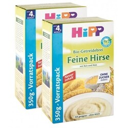 Hipp Bio Getreidebrei, Feine Hirse (2 x 350 g) von Hipp