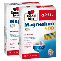 Doppelherz Magnesium 500 2-Phasen-Depot (2 x 30 Tabletten) von Doppelherz