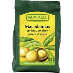 Rapunzel Macadamia Nusskerne geröstet und gesalzen