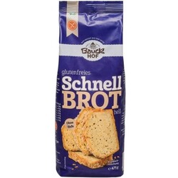 Bauckhof Bio Schnell Brot hell, Glutenfreie Backmischung (475 g) von Bauckhof