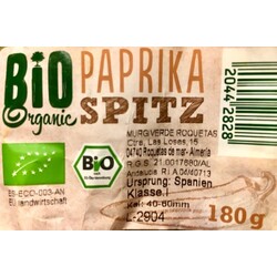 BiO Organic Paprika spitz, Klasse 1