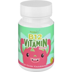 BjökoVit Vitamin B12-Kautabletten für Kinder mit Drachenfrucht-Geschmack Vegan & Halal