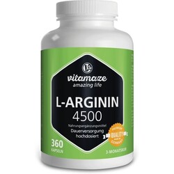 Vitamaze L-Arginin 4.500mg hochdosiert Kapseln