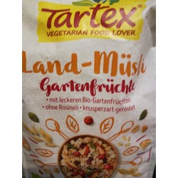 Tartex Land-Müsli Gartenfrüchte