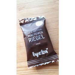 Lycka 100% Natural Mini Power-Riegel Kakao