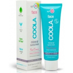 CoolaÂ® Organic Suncare - MINERAL Face Lotion Tinted Rose CC Cream - leichter ...